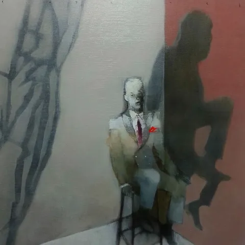 Bu eser ERCAN AYÇİÇEK tarafından 2018 yılında 60x60 cm ölçülerinde Tuval üzeri akrilik boya tekniği ile yapılmıştır.