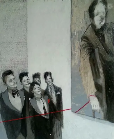 Bu eser ERCAN AYÇİÇEK tarafından 73x59 cm ölçülerinde Ahşap Panel Üzeri Akrilik tekniği ile yapılmıştır.