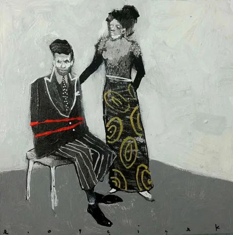 Bu eser ERCAN AYÇİÇEK tarafından 15x15 cm ölçülerinde Duralit üzeri akrilik boya tekniği ile yapılmıştır.