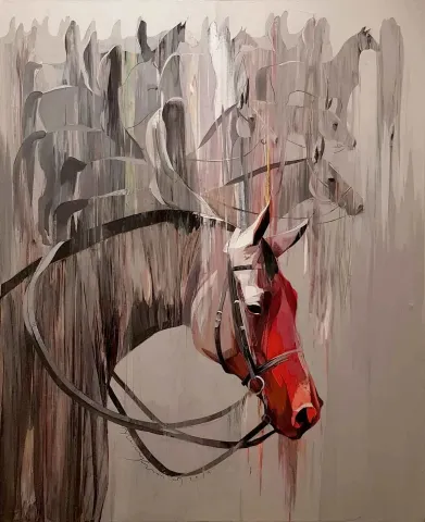 Bu eser HAKAN ERASLAN tarafından 2018 yılında 100x80 cm ölçülerinde Tuval üzeri yağlı boya tekniği ile yapılmıştır.