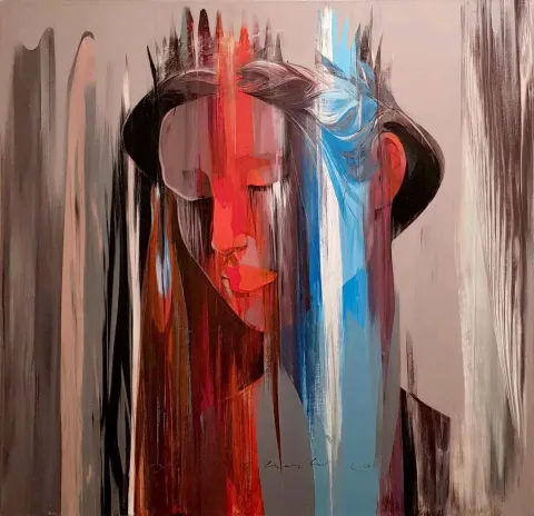 Bu eser HAKAN ERASLAN tarafından 2017 yılında 70x70 cm ölçülerinde Tuval üzeri yağlı boya tekniği ile yapılmıştır.