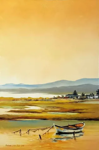 Bu eser MEHMET EMİN ÖZER tarafından 2018 yılında 60x40 cm ölçülerinde Tuval üzeri yağlı boya tekniği ile yapılmıştır.