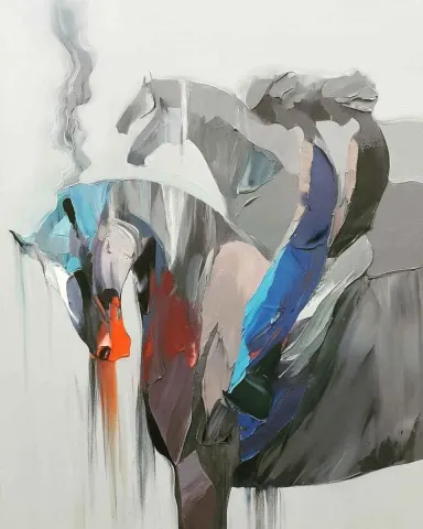 Bu eser HAKAN ERASLAN tarafından 2018 yılında 60x50 cm ölçülerinde Tuval üzeri yağlı boya tekniği ile yapılmıştır.