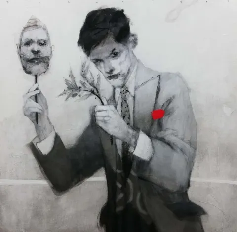 Bu eser ERCAN AYÇİÇEK tarafından 2019 yılında 60x60 cm ölçülerinde Tuval üzeri yağlı boya tekniği ile yapılmıştır.