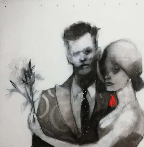 Bu eser ERCAN AYÇİÇEK tarafından 2019 yılında 40x40 cm ölçülerinde Tuval üzeri akrilik boya tekniği ile yapılmıştır.