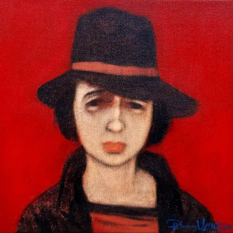 "İsimsiz" eseri ORHAN UMUT tarafından 2019 yılında 25x25 cm ölçülerinde Tuval üzeri akrilik boya tekniği ile yapılmıştır.