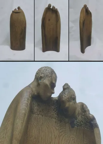 "Persona Kovanı - II" eseri HAKAN ERASLAN tarafından 2023 yılında 90x36x12 cm ölçülerinde Meşe Ağacı tekniği ile yapılmıştır.