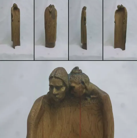 "Persona Kovanı - I" eseri HAKAN ERASLAN tarafından 2023 yılında 98x28x12 cm ölçülerinde Meşe Ağacı tekniği ile yapılmıştır.