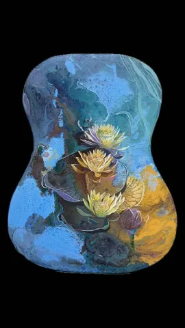 "Nilüfer" eseri HAKAN ERASLAN tarafından 2025 yılında 47x36 cm ölçülerinde Tuval üzeri akrilik boya tekniği ile yapılmıştır.