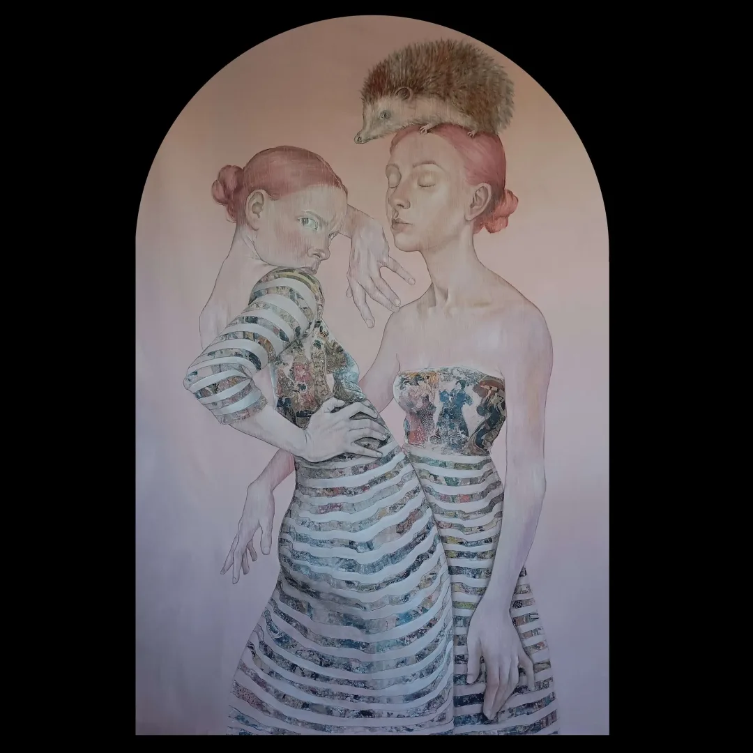 ESRA YILDIRIM — “The In-Between”, 2025 "The In-Between" eseri ESRA YILDIRIM tarafından 2025 yılında 225x150 cm ölçülerinde Tuval üzeri yağlı boya tekniği ile yapılmıştır.