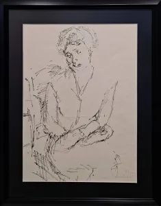 ADNAN TURANİ tarafından 1957 yılında  56x40 cm ölçülerinde  Kağıt üzeri Füzen tekniği ile yapılmıştır.