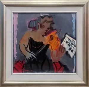 ADNAN TURANİ tarafından 1994 yılında  41x42 cm ölçülerinde  Tuval üzeri yağlı boya tekniği ile yapılmıştır.