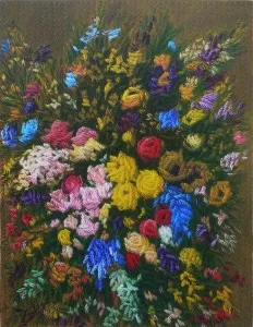 AHMET YEŞİL tarafından 80x65 cm ölçülerinde Tuval üzeri yağlı boya tekniği ile yapılmıştır.