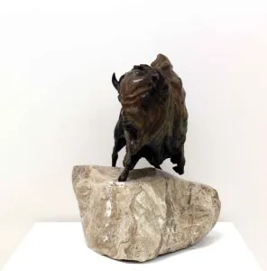 ALEXANDER DAVİDOV tarafından 33x31x24 cm ölçülerinde Bronz tekniği ile yapılmıştır.