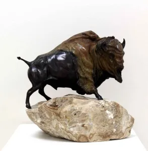 ALEXANDER DAVİDOV tarafından 33x31x24 cm ölçülerinde Bronz tekniği ile yapılmıştır.