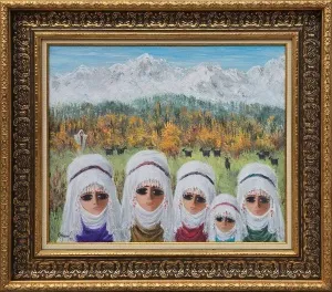 FİKRET OTYAM tarafından 1999 yılında 50x60 cm ölçülerinde Tuval üzeri yağlı boya tekniği ile yapılmıştır.