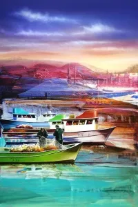 TURGUT AKARSU tarafından 2023 yılında 90x60 cm ölçülerinde TÜAB tekniği ile yapılmıştır.