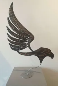 SERKAN ERKOÇ tarafından 2020 yılında 71x45x10 cm ölçülerinde Ahşap+Metal tekniği ile yapılmıştır.