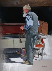 HASAN SAYGIN tarafından 130x97 cm ölçülerinde Tuval üzeri yağlı boya tekniği ile yapılmıştır.