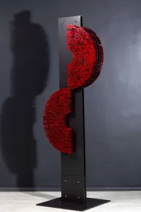 MURAT KURT tarafından 2022 yılında 190x65x56 cm ölçülerinde Metal Heykel tekniği ile yapılmıştır.