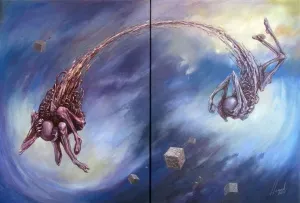 HEMAD JAVADZADE tarafından 2014 yılında 90x140 cm ölçülerinde Tuval üzeri yağlı boya tekniği ile yapılmıştır.