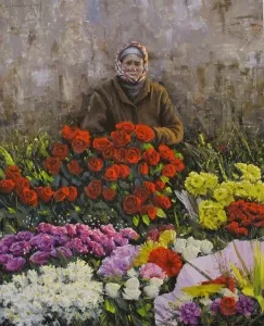 FATİH KARAKAŞ tarafından 2016 yılında 80x65 cm ölçülerinde Tuval üzeri yağlı boya tekniği ile yapılmıştır.