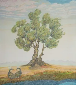 ATAÇ ELALMIŞ tarafından 2013 yılında 200x180 cm ölçülerinde Tuval üzeri yağlı boya tekniği ile yapılmıştır.