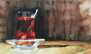 ÇAĞLAR ÖZTÜRK tarafından 2015 yılında 26x43 cm ölçülerinde Kağıt üzeri sulu boya tekniği ile yapılmıştır.