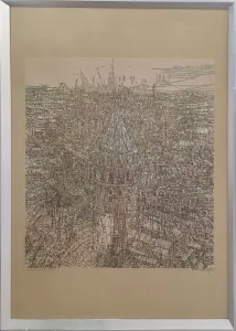 DEVRİM ERBİL tarafından 2019 yılında 100x70 cm ölçülerinde Serigrafi 1/25 tekniği ile yapılmıştır.