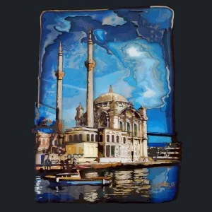 EMRE LÜLE tarafından 2014 yılında 80x60 cm ölçülerinde Poli Plastik+Ahşap tekniği ile yapılmıştır.