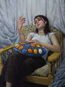 FATİH KARAKAŞ tarafından 2015 yılında 120x90 cm ölçülerinde Tuval üzeri yağlı boya tekniği ile yapılmıştır.