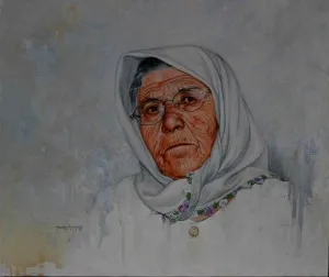 HASAN SAYGIN tarafından 2008 yılında 55x38 cm ölçülerinde Tuval üzeri yağlı boya tekniği ile yapılmıştır.