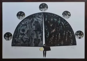 HAYATİ MİSMAN tarafından 1996 yılında 66x99 cm ölçülerinde Gravür EA tekniği ile yapılmıştır.