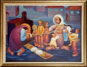 İBRAHİM BALABAN tarafından 1993 yılında 80x110 cm ölçülerinde Tuval üzeri yağlı  boya tekniği ile yapılmıştır.