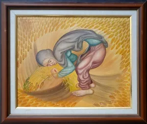 İBRAHİM BALABAN tarafından 1986 yılında 40x50 cm ölçülerinde Tuval üzeri yağlı  boya tekniği ile yapılmıştır.