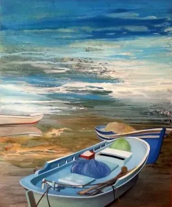 MEHMET YILDIRIM tarafından 2013 yılında 140x116 cm ölçülerinde Tuval üzeri yağlı boya tekniği ile yapılmıştır.