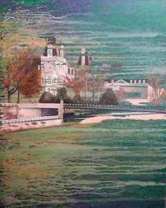 MEHMET YILDIRIM tarafından 2014 yılında 116x89 cm ölçülerinde Tuval üzeri akrilik boya tekniği ile yapılmıştır.