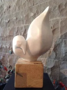 MARİA BERENT tarafından 2015 yılında 54x20x30 cm ölçülerinde Marble tekniği ile yapılmıştır.