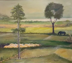 KENAN DEĞER tarafından 2001 yılında  59x69 cm ölçülerinde  Tuval üzeri yağlı boya tekniği ile yapılmıştır.