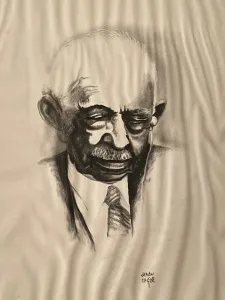 KENAN DEĞER tarafından 1990 yılında  68x48 cm ölçülerinde  Kağıt Üzeri Kurşun Kalem tekniği ile yapılmıştır.