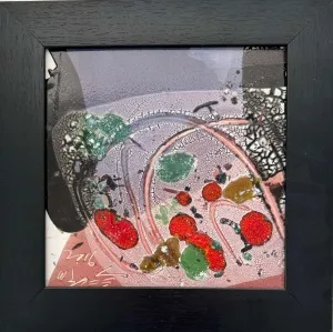 KİM YONG MOON tarafından 33x33 cm ölçülerinde Acrylic Action Painting tekniği ile yapılmıştır.