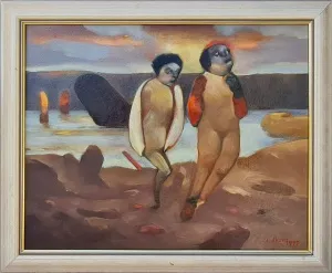 ALAETTİN AKSOY tarafından 1995 yılında 38x46 cm ölçülerinde Tuval üzeri yağlı boya tekniği ile yapılmıştır.