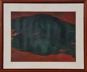 HAKKI ANLI tarafından 1973 yılında 49x82 cm ölçülerinde Kağıt üzeri yağlı boya tekniği ile yapılmıştır.