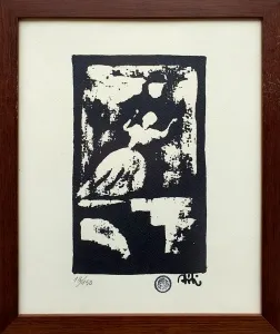 ABİDİN DİNO tarafından 31x26 cm ölçülerinde Serigrafi 13/150	 tekniği ile yapılmıştır.