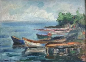 AFİFE ECEVİT tarafından 30x40 cm ölçülerinde Duralit Üzeri Yağlı Boya tekniği ile yapılmıştır.