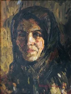 RUDOLF SCHWEİTZER CUMPANA tarafından 44x34 cm ölçülerinde Mukavva üzeri yağlı boya tekniği ile yapılmıştır.