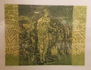 DEVRİM ERBİL tarafından 1993 yılında 33x43 cm ölçülerinde Gravür 6/25 tekniği ile yapılmıştır.