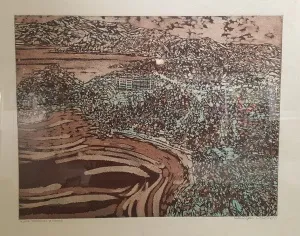 DEVRİM ERBİL tarafından 1993 yılında 33x43 cm ölçülerinde Gravür 20/68 tekniği ile yapılmıştır.