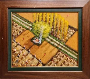 YALÇIN GÖKÇEBAĞ tarafından 2016 yılında 50x60 cm ölçülerinde Tuval üzeri yağlı boya tekniği ile yapılmıştır.