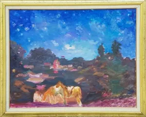 DURAN KARACA tarafından 1992 yılında 73x94 cm ölçülerinde Tuval üzeri yağlı boya tekniği ile yapılmıştır.